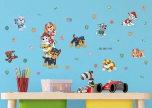 Dětská samolepka na zeď Tlapková Patrola Zábava | 30 x 30 cm | DKS 3841 - Obrázek 2