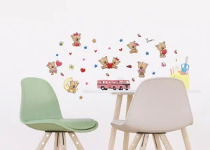 Dětská samolepka na zeď Medvěd | 30 x 30 cm | DKS 3913 - Obrázek 3