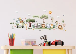 Wall Stickers Safari, 30 x 30 cm, DKS 3917 - Image 2