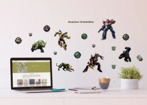 Dětská samolepka na zeď Transformers | 30 x 30 cm | DKS 3919 - Obrázek 3