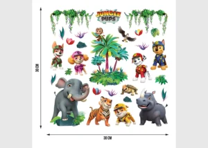Wall Stickers Paw Patrol Jungle, 30 x 30 cm, DKS 3929 - Image 5
