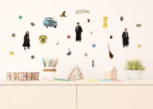 Dětská samolepka na zeď Harry Potter Trio kouzelníků | 30 x 30 cm | DKS 3939 - Obrázek 3