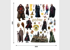 Wall Stickers Harry Potter Magical Hogwarts | 30 x 30 cm | DKS 3943 - Obrázek 3