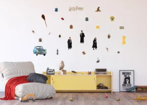 Dětská samolepka na zeď Harry Potter Trio kouzelníků | 42.5 x 65 cm | DK 1653 - Obrázek 2