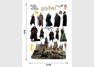 Dětská samolepka na zeď Harry Potter Kouzelné Bradavice | 42.5 x 65 cm | DK 1655 - Obrázek 4