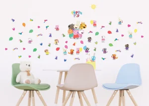 Wall Stickers Peppa Pig All Friends | 42.5 x 65 cm | DK 1663 - Obrázek 3