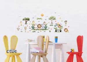 Wall Stickers Safari Animals | 42.5 x 65 cm | DKM 1667 - Image 3