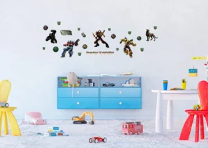 Dětská samolepka na zeď Transformers Útok | 42.5 x 65 cm | DKM 1671 - Obrázek 3