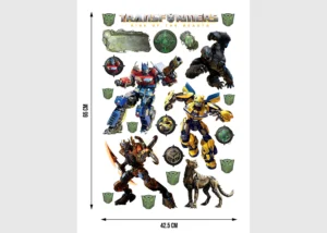 Wall Stickers Transformers Attack | 42.5 x 65 cm | DKM 1671 - Obrázek 5
