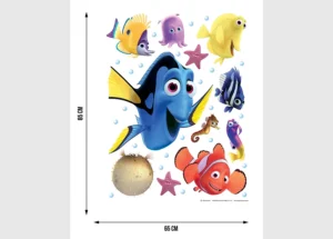 Dětská samolepka na zeď Disney Hledá se Nemo | 65 x 85 cm | DK 1705 - Obrázek 3