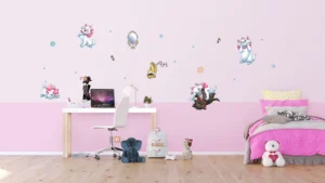 Dětská samolepka na zeď Disney Aristokočky | 65 x 85 cm | DK 1708 - Obrázek 2