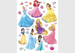 Wall Stickers Disney Cartoon Princesses, 65 x 85 cm, DK 1722