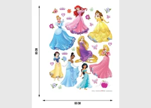 Wall Stickers Disney Cartoon Princesses, 65 x 85 cm, DK 1722 - Image 3