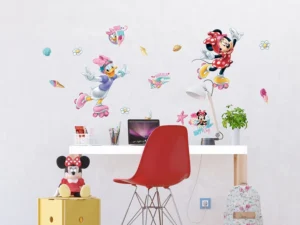 Wall Stickers Disney Minnie and Daisy Skating, 65 x 85 cm, DK 1724 - Image 2