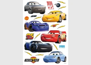 Dětská samolepka na zeď Disney Cars All Racers | 42.5 x 65 cm | DK 1728