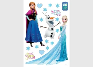 Wall Stickers Disney Frozen Elsa, Anna and Olaf, 42.5 x 65 cm, DK 1729