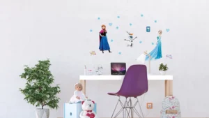 Wall Stickers Disney Frozen Elsa, Anna and Olaf, 42.5 x 65 cm, DK 1729 - Image 2