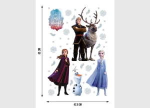 Wall Stickers Disney Frozen Cold Winter, 42.5 x 65 cm, DK 1731 - Image 3