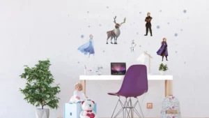 Wall Stickers Disney Frozen Cartoon Characters, 42.5 x 65 cm, DK 1732 - Image 2