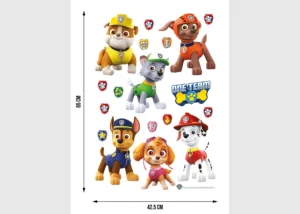 Wall Stickers Paw Patrol, 42,5 x 65 cm, DK 1733 - Image 4