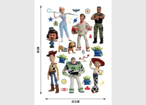 Dětská samolepka na zeď Disney Toy Story | 42.5 x 65 cm | DK 1737 - Obrázek 3