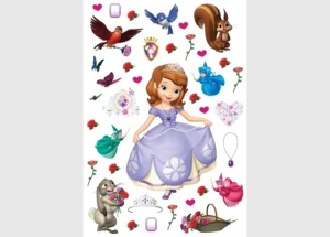 Dětská samolepka na zeď Disney Sofie | 42.5 x 65 cm | DK 1738