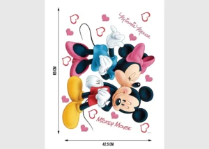 Wall Stickers Disney Minnie and Mickey, 42.5 x 65 cm, DK 1753 - Image 3