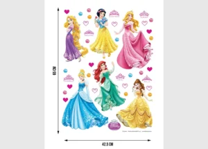 Wall Stickers Disney Princesses Dance, 42.5 x 65 cm, DK 1760 - Image 3
