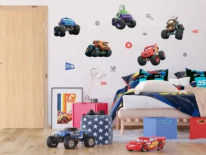 Wall Stickers Disney Big Wheels Cars, 65 x 85 cm, DK 1766 - Image 2