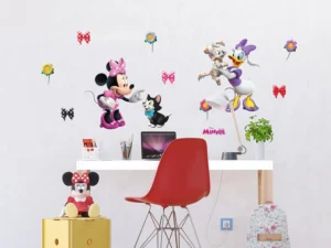 Wall Stickers Disney Minnie and Daisy with Pets, 65 x 85 cm, DK 1768 - Image 2