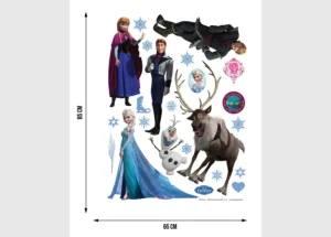 Wall Stickers Disney Frozen All Friends, 65 x 85 cm, DK 1776 - Image 3