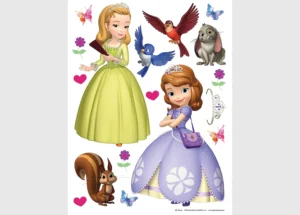 Dětská samolepka na zeď Disney Sofie | 65 x 85 cm | DK 1777