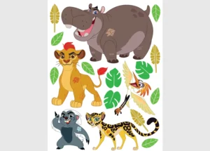 Dětská samolepka na zeď Disney Lví Hlídka | 65 x 85 cm | DK 2301