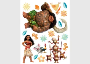 Dětská samolepka na zeď Disney Vaiana (Moana) | 65 x 85 cm | DK 2302
