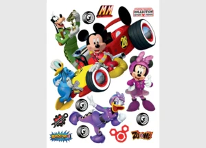 Dětská samolepka na zeď Disney Mickey v Autě | 65 x 85 cm | DK 2309
