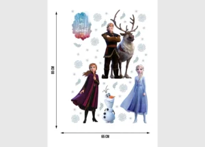Dětská samolepka na zeď Disney Frozen – studená zima | 65 x 85 cm | DK 2316 - Obrázek 3