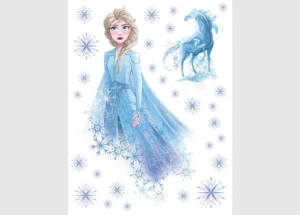 Dětská samolepka na zeď Disney Frozen – kreslené postavy | 65 x 85 cm | DK 2318