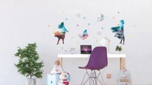 Dětská samolepka na zeď Disney Frozen – siluety | 65 x 85 cm | DK 2319 - Obrázek 2