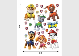 Wall Stickers Paw Patrol, 65 x 85 cm, DK 2324 - Image 4