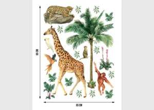 Wall Stickers Jungle 2, 65 x 85 cm, DK 2329 - Obrázek 4