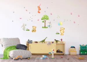 Wall Stickers Cute Bears, 65 x 85 cm, DK 2333 - Obrázek 2