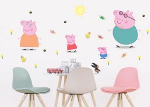Dětská samolepka na zeď Prasátko Peppa | 65 x 85 cm | DK 2341 - Obrázek 3