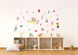 Wall Stickers Peppa Pig Sea, 65 x 85 cm, DK 2343 - Image 2