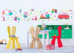 Wall Stickers Peppa Pig Family Ride | 65 x 85 cm | DK 2359 - Obrázek 3