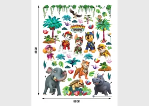 Wall Stickers Paw Patrol Jungle, 65 x 85 cm, DK 2365 - Image 3