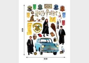 Dětská samolepka na zeď Harry Potter Trio Kouzelníků | 65 x 85 cm | DK 2369 - Obrázek 4