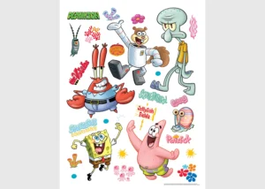 Wall Stickers Sponge Bob Bikini Bottom | 65 x 85 cm | DK 2371
