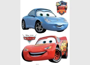 Dětská samolepka na zeď Disney Auta McQueen a Sally | 65 x 85 cm | DK 850