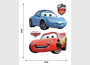 Dětská samolepka na zeď Disney Auta McQueen a Sally | 65 x 85 cm | DK 850 - Obrázek 3