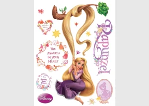 Wall Stickers Disney Rapunzel on the Branch, 65 x 85 cm, DK 853